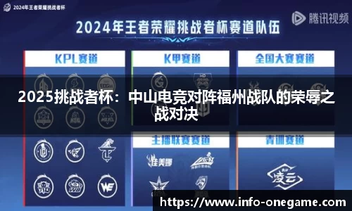 2025挑战者杯:中山电竞对阵福州战队的荣辱之战对决